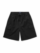 Noah - Cotton-Ripstop Drawstring Cargo Shorts - Black
