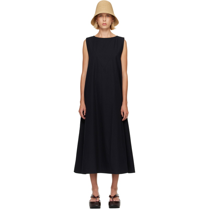 Photo: Baserange Black Tres Maxi Dress