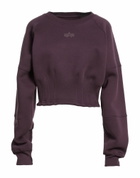 Alpha Industries Womens Sweatshirt Plum