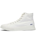East Pacific Trade Men's Dive Pro Hi-Top Sneakers in Off White