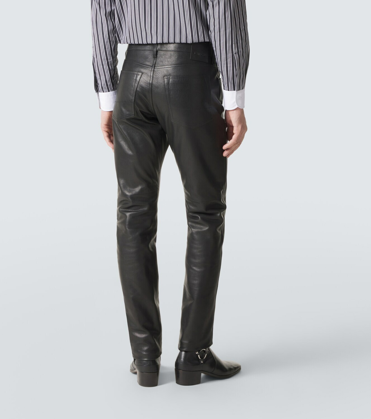 Tom Ford Leather slim pants