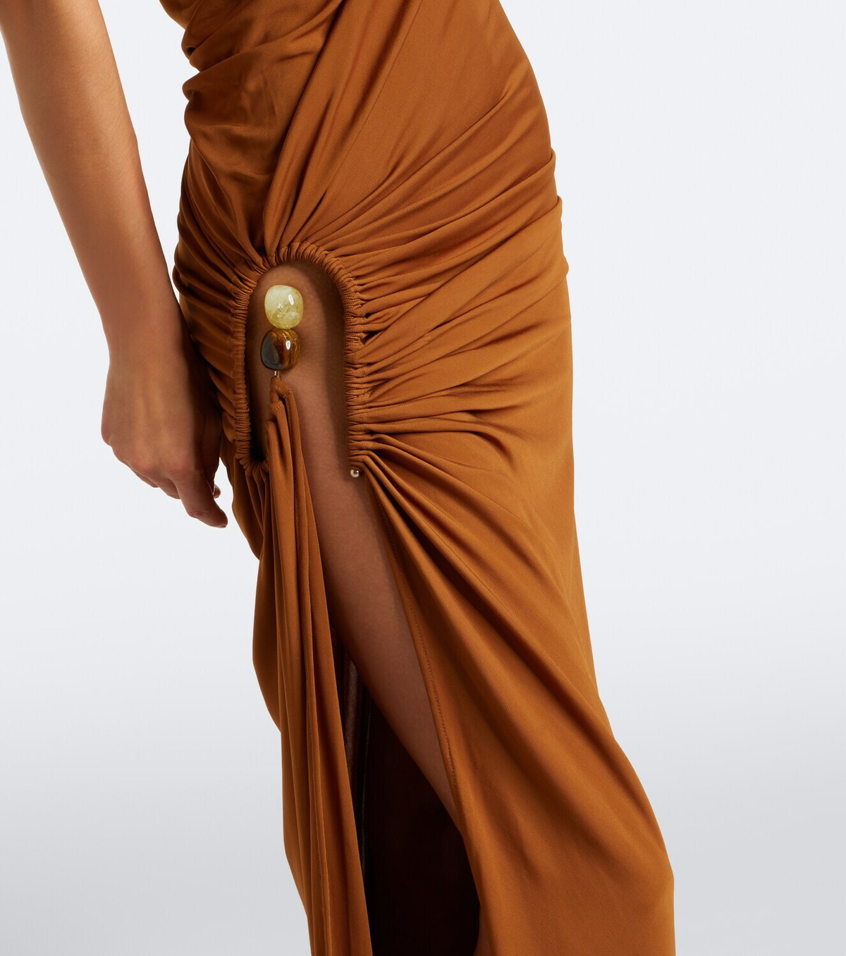 Christopher Esber Helix Crystal draped gown