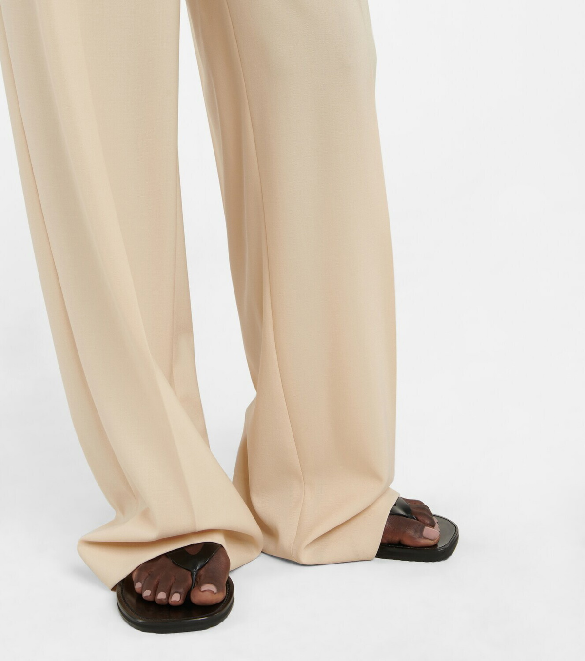 The Row Gordon high rise virgin wool pants The Row