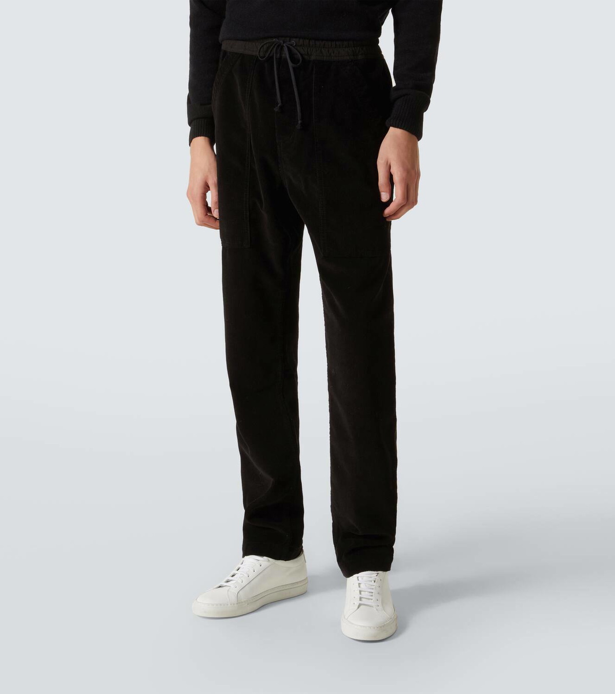 Saint Laurent Cotton velvet sweatpants