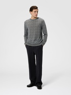 Missoni - Long-sleeve cashmere zig zag sweater, Men, Grey