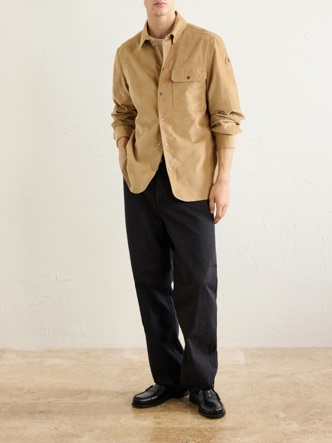 Moncler - Cotton-Corduroy Shirt - Neutrals