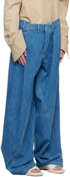 Bianca Saunders Blue Shift 23 Jeans