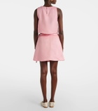 Asceno Kobe linen crop top