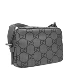 Gucci Men's GG Ripstop Crossbody Bag in Black