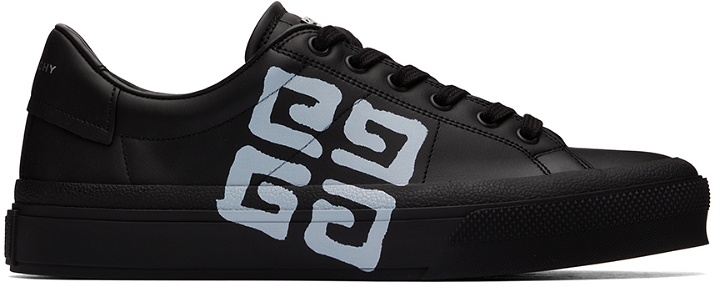 Photo: Givenchy Black Josh Smith Edition City Sport 4G Sneakers