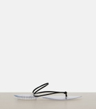 Alaïa Invisible leather thong sandals