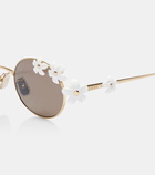 Loewe Signature floral round sunglasses