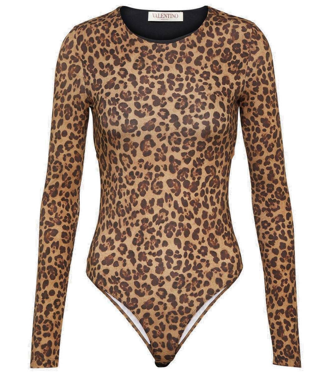 Christian louboutin discount leopard print leotard