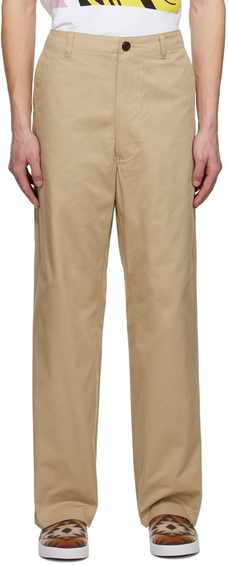 Photo: Junya Watanabe Beige Zip Trousers