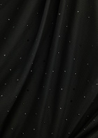 Talbot Runhof Crystal-embellished Tulle Midi Dress Black