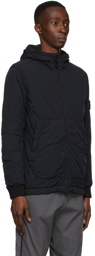 Stone Island Black Nylon Composite Jacket