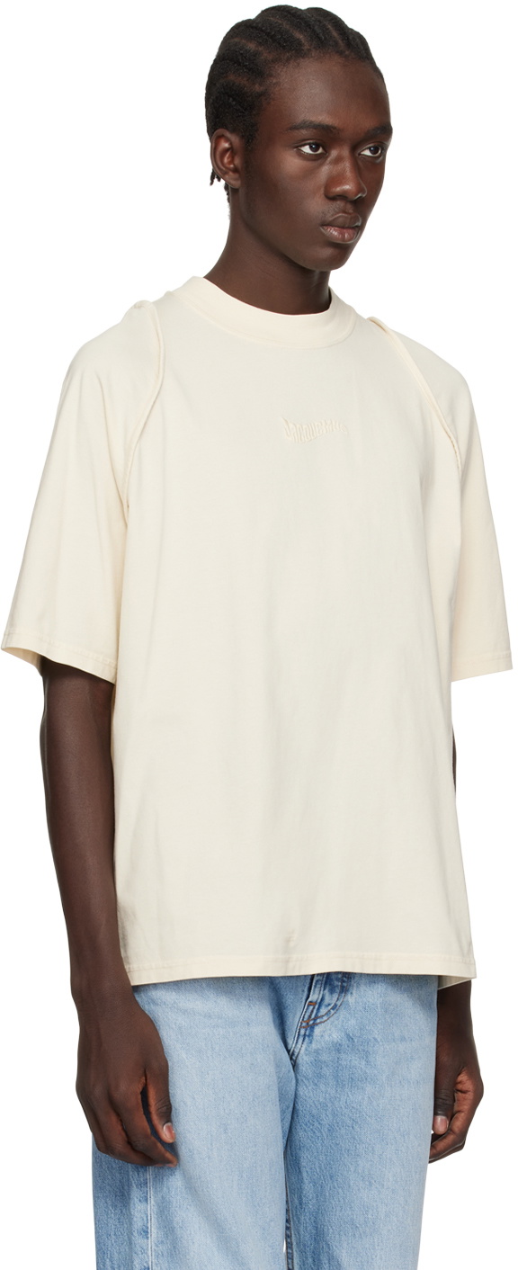 国内発送 Jacquemus Le T-Shirt Camargue Tシャツ Jacquemus Beige Les Classiques 'Le T-Shirt Camargue' T-Shirt