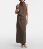 Khaite Rone halterneck top