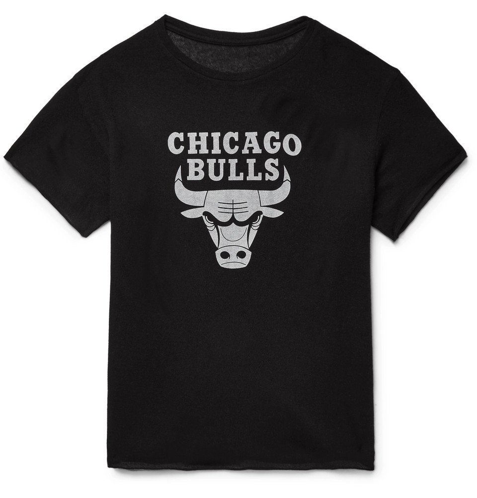 The Elder Statesman - NBA Chicago Bulls Printed Cashmere and Silk