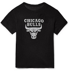 The Elder Statesman - NBA Chicago Bulls Printed Cashmere and Silk-Blend T-Shirt - Black