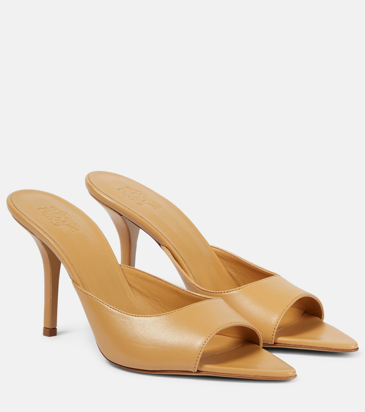 Gia Borghini x Pernille Teisbaek Perni 04 leather mules Gia