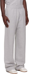 We11done Gray Collegiate Sweatpants