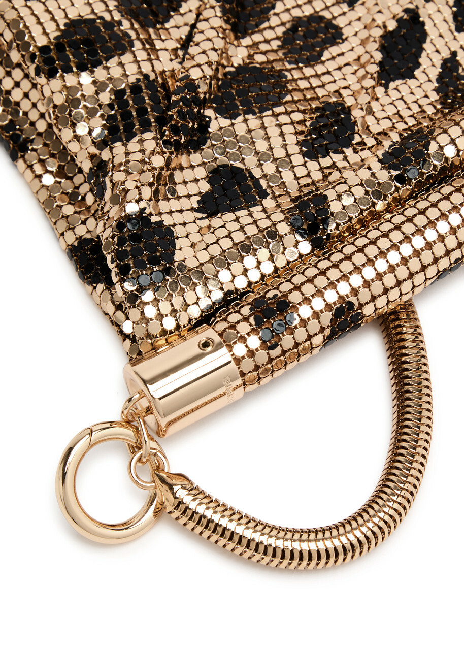 Rabanne Pocket Leopard-print Chainmail Shoulder bag - One