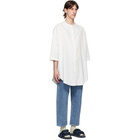 Sunnei White Long Pocket Shirt