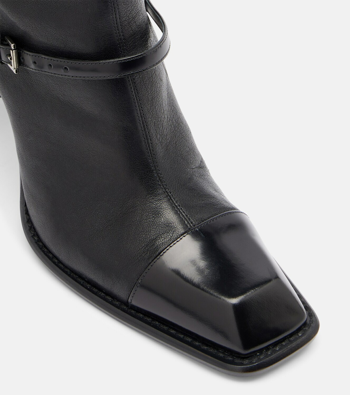 McQueen Niko leather knee-high boots