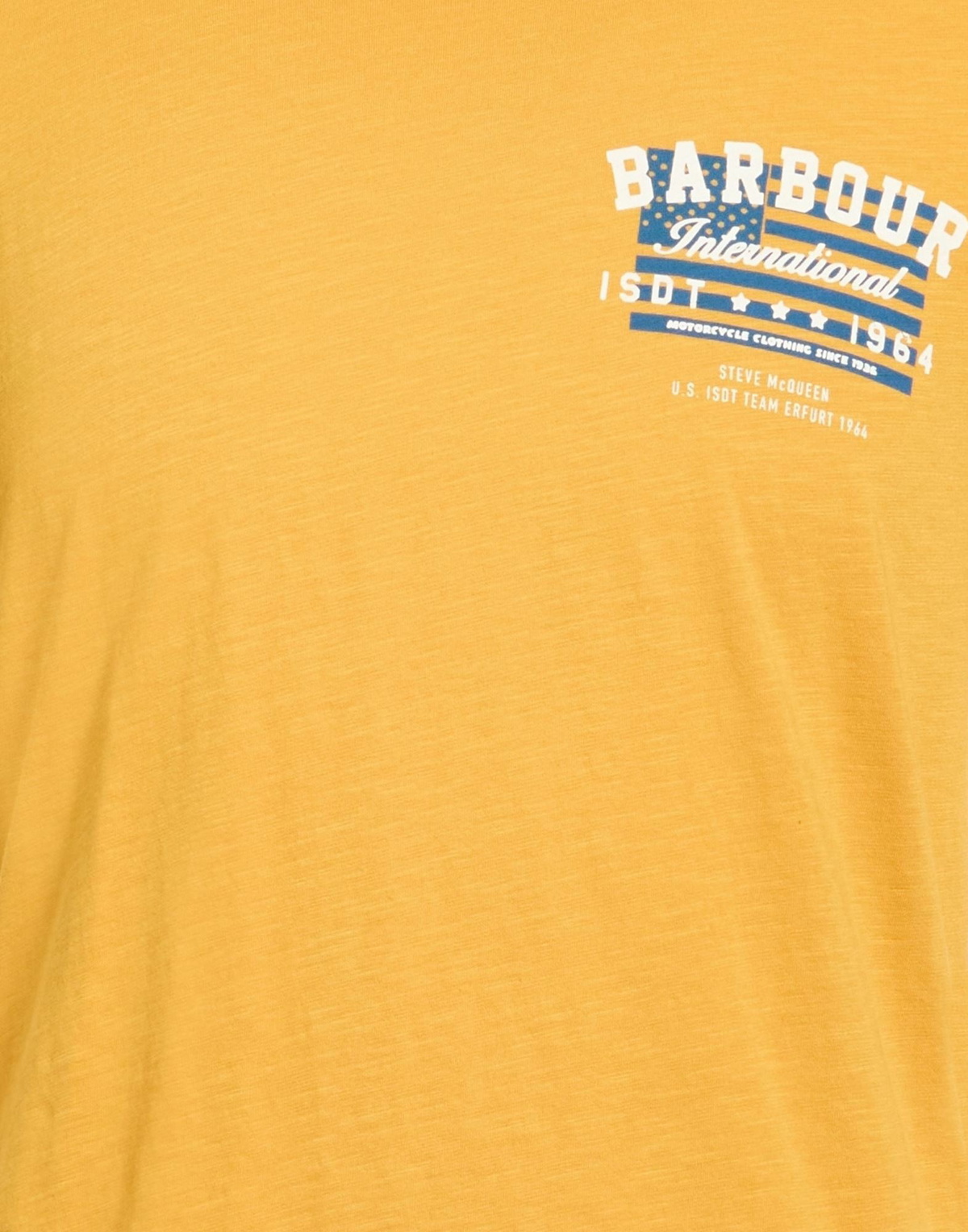 Barbour Mens T-shirt Mustard