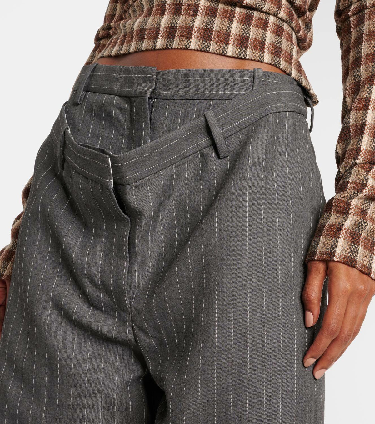 Acne Studios Plave pinstripe wide-leg pants Acne Studios