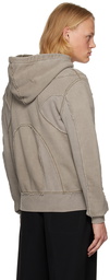 MISBHV Taupe X Zipped Hoodie