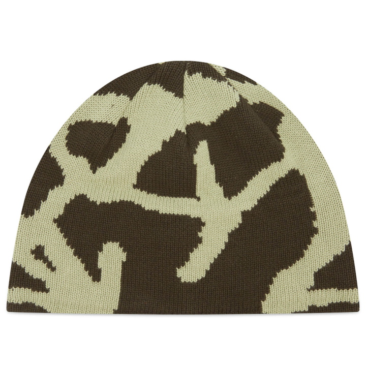 Photo: Gramicci Women's Burly Runningman Beanie in Oak Green 
