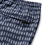 Club Monaco - Arlen Slim-Fit Short-Length Printed Swim Shorts - Blue