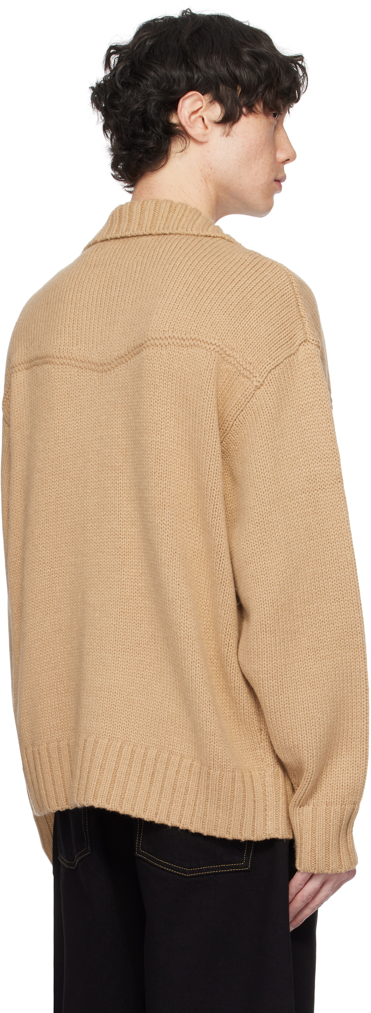 Carhartt Work In Progress Beige Santa Fe Cardigan Carhartt WIP