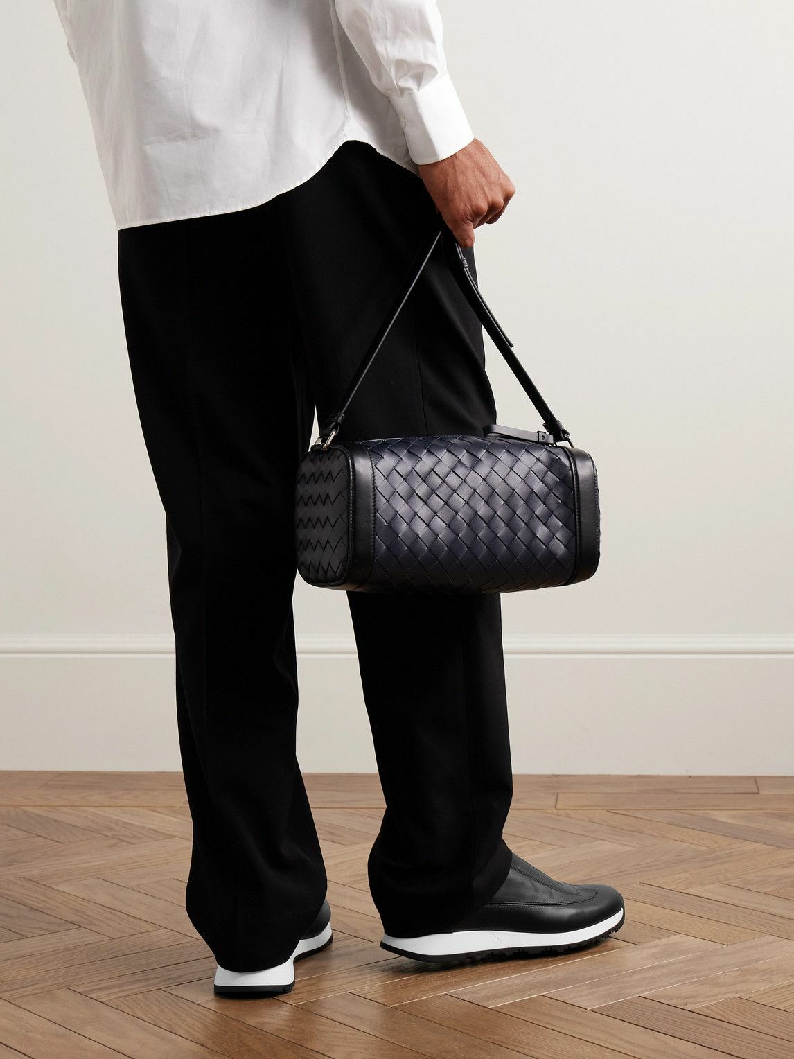 John Lobb - Lift Leather Slip-On Sneakers - Black