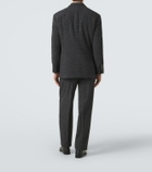 Brunello Cucinelli Checked silk, wool, and cashmere suit