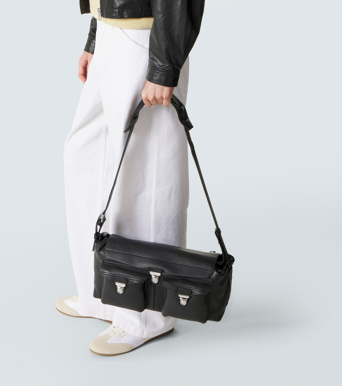 Lemaire Soft Gear leather shoulder bag