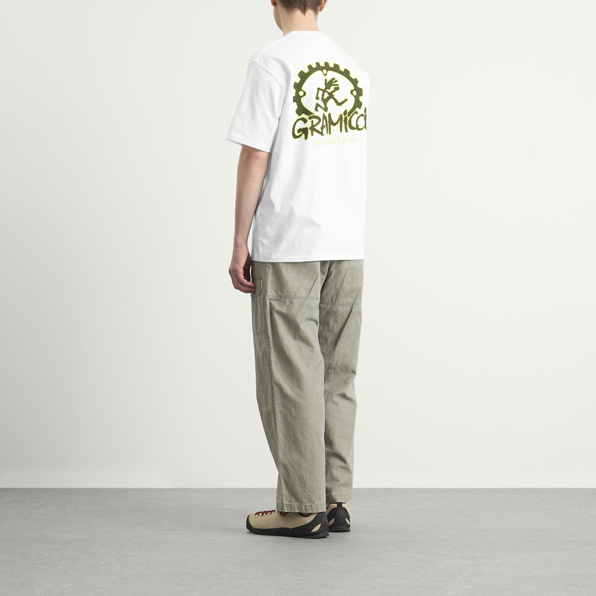 Gramicci Men's Equipped For Dirt T-Shirt in White