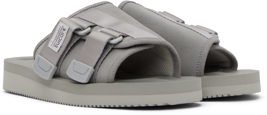 Suicoke Gray KAW-VS Sandals Suicoke