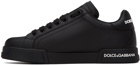 Dolce & Gabbana Black Portofino Sneakers