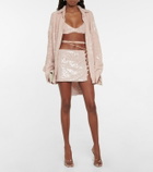 The Mannei Sierra sequined bralette