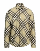 Burberry Mens Shirt in Sage green