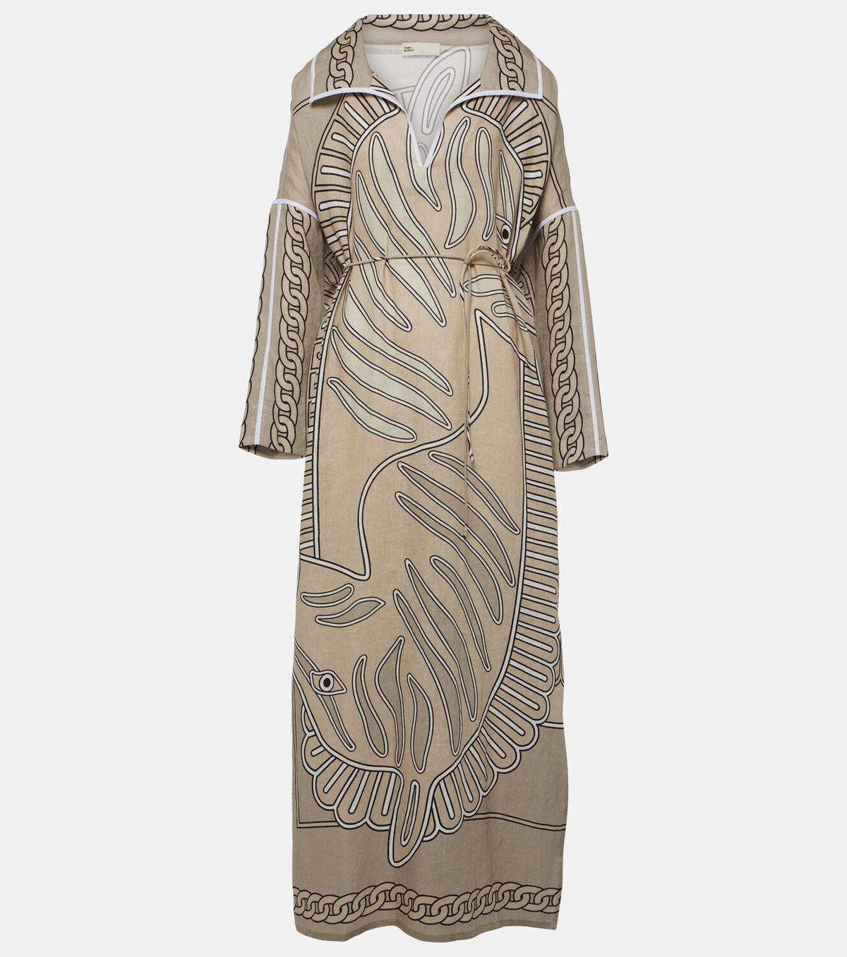 Tory Burch Printed linen tunic Tory Burch