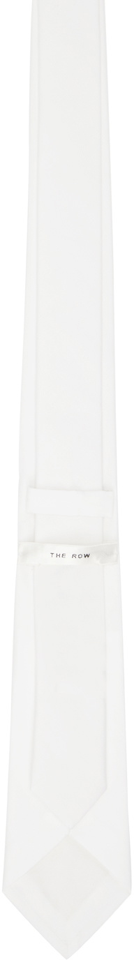 The Row White Cotton Tie