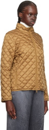 Max Mara Leisure Tan Canga Down Jacket