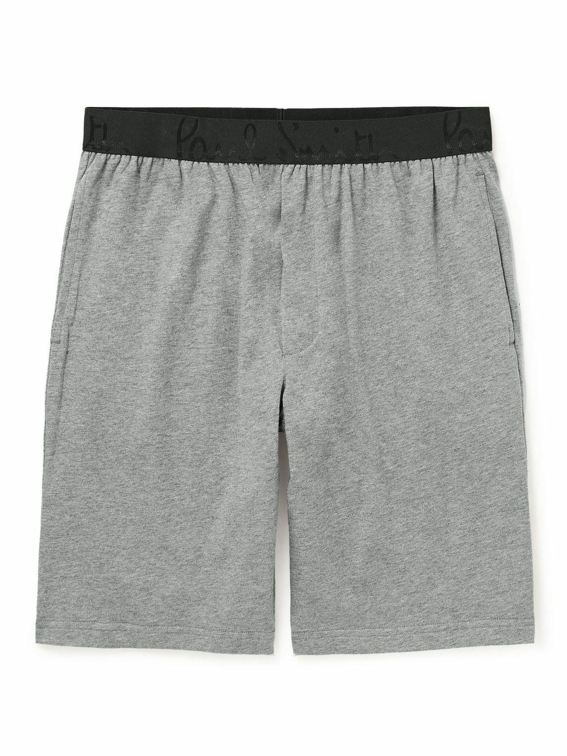 Paul Smith - Organic Cotton-Jersey Shorts - Gray Paul Smith