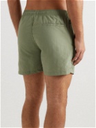 OAS - Straight-Leg Short-Length Swim Shorts - Green