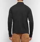 Folk - Rivet Loopback Cotton-Jersey Half-Zip Sweatshirt - Men - Black