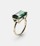 Octavia Elizabeth Olivia 18kt gold ring with tourmaline